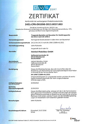 , Qualität, Heinkel Modulbau
