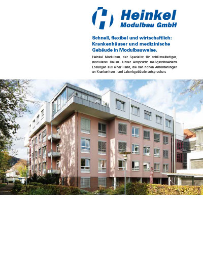 , Krankenh&auml;user und medizinische Geb&auml;ude, Heinkel Modulbau