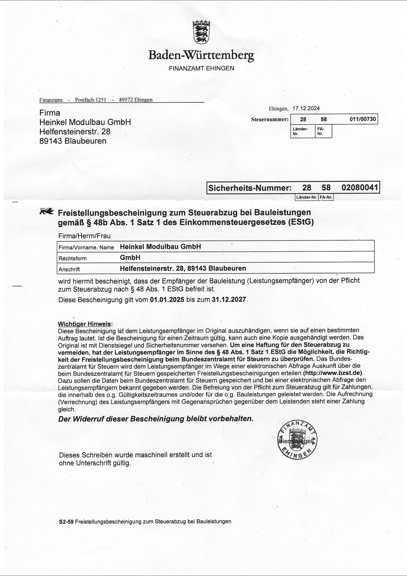 , Heinkel Modulbau